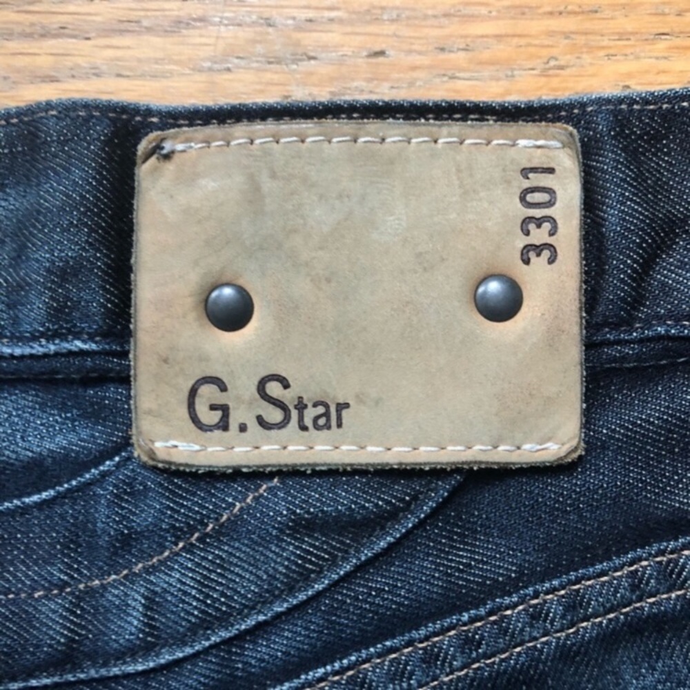 G Star Raw 33 01 Straight Leg Jeans 31x32 - Picture 5 of 8